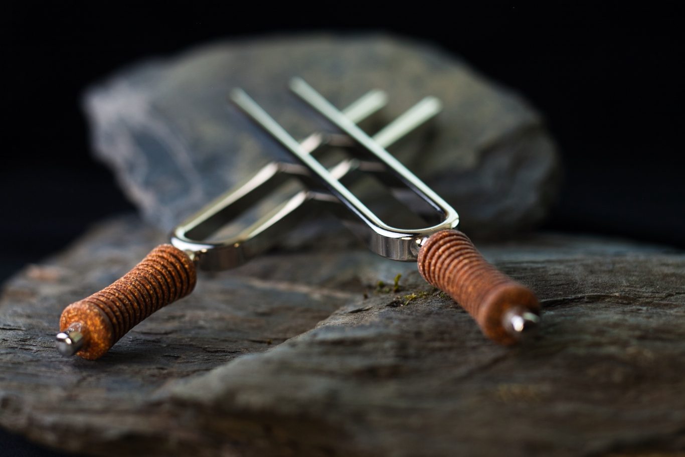 Stimmgabeln in verschiedenen Frequenzen Stimmgabeln